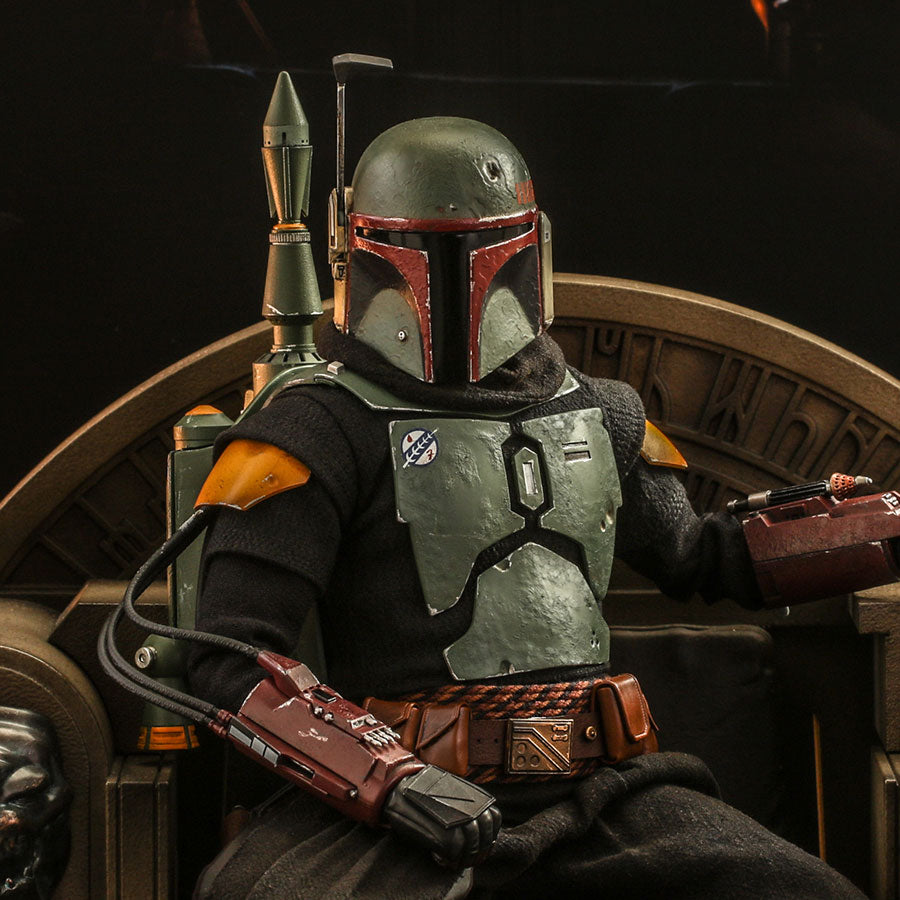 Star Wars Boba Fett Repaint Armor and Throne Sixth Scale Figure Set