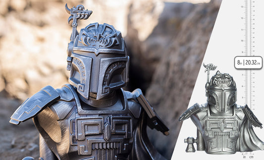 Star Wars Boba Fett Silver Variant Designer Collectible Bust