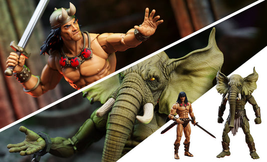 Conan Young Conan and Yag Kosha Action Figure Set Boss Fight Studio