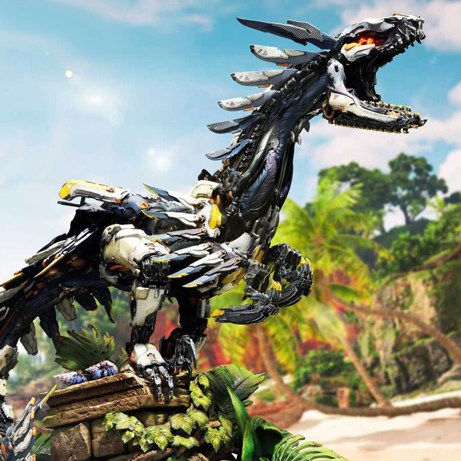 Horizon Forbidden West Clawstrider Quarter Scale Statue