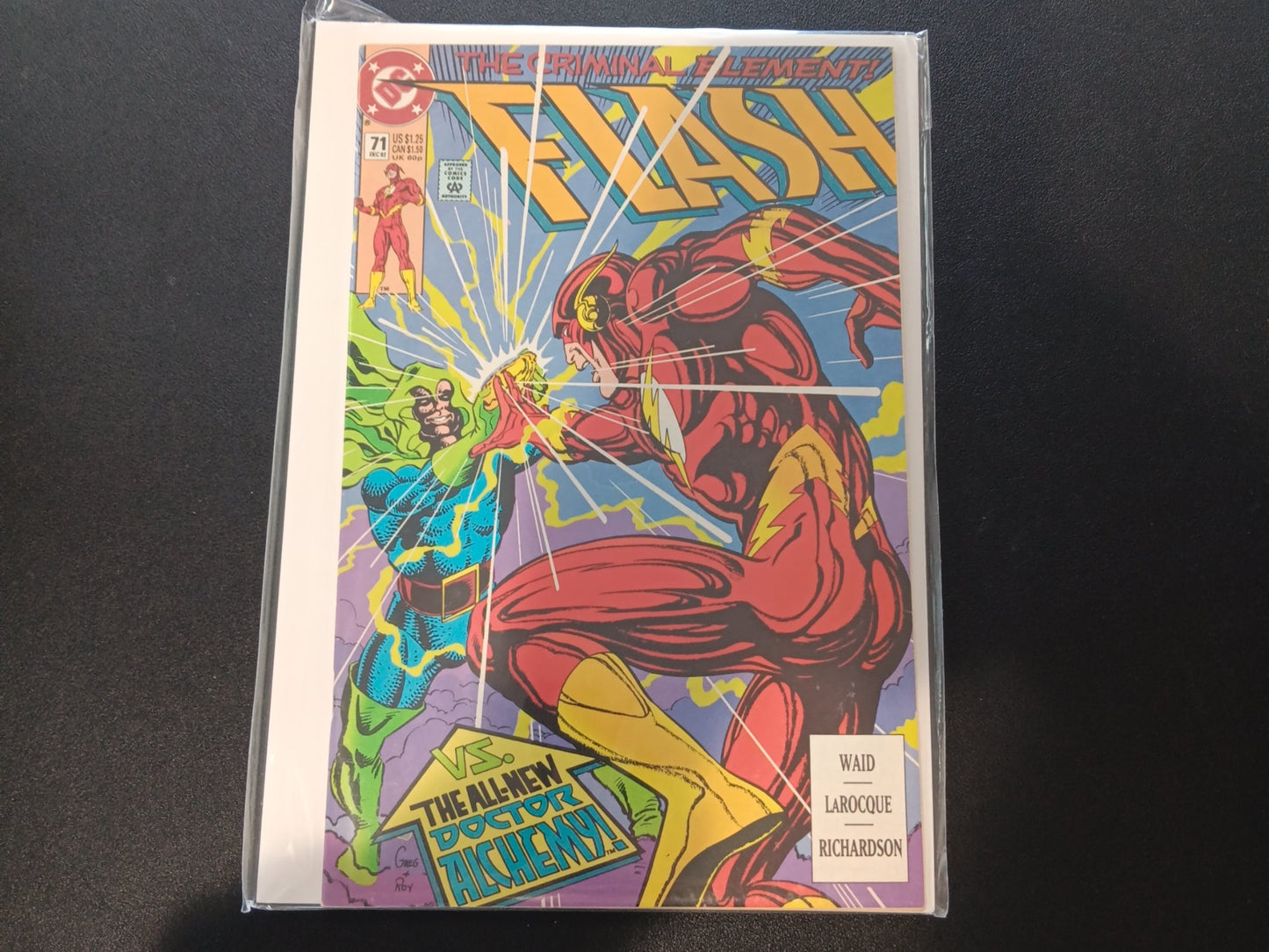 Flash #71 (1992) cover