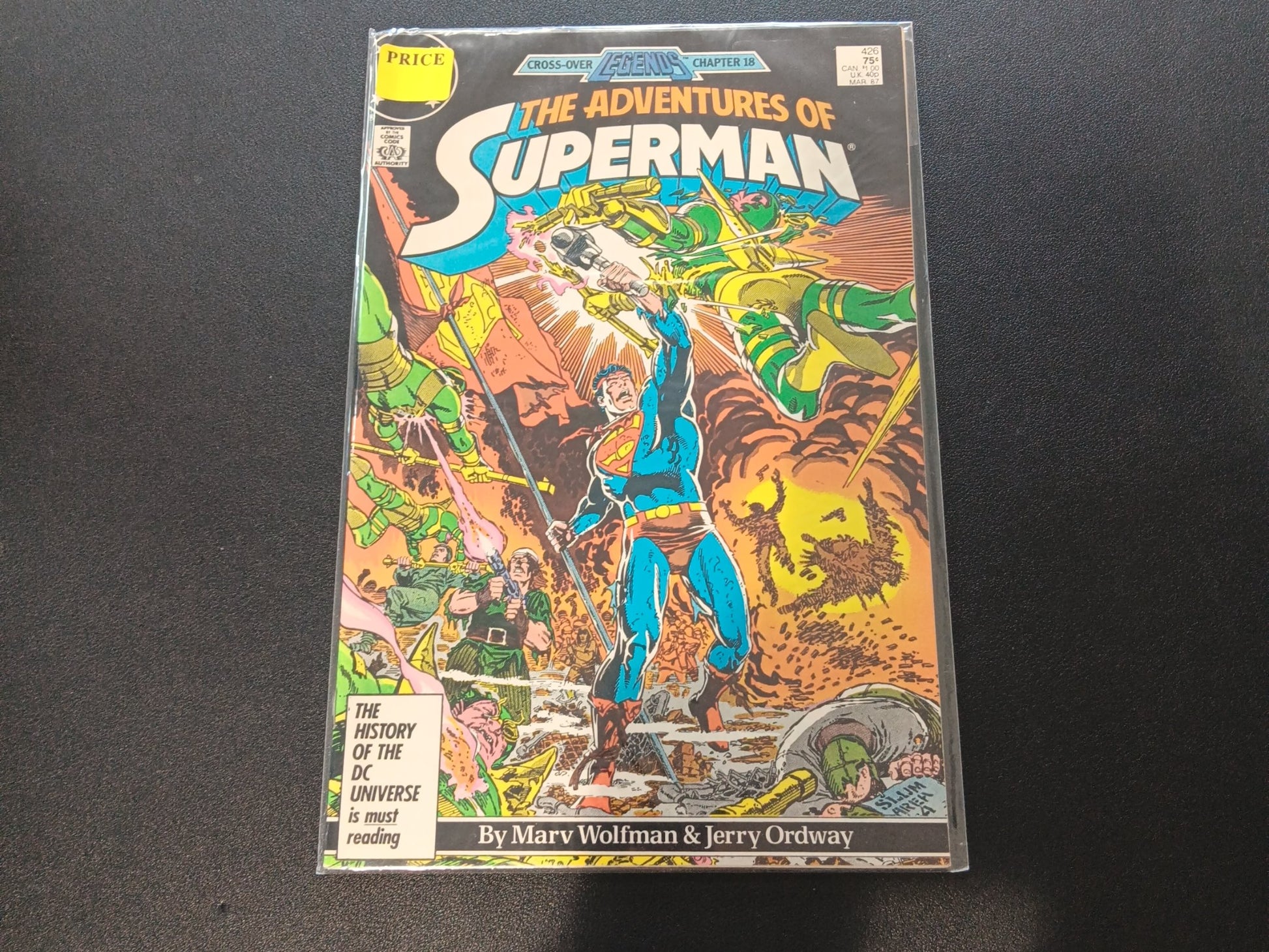 The Adventures of Superman #426 (1987) cover