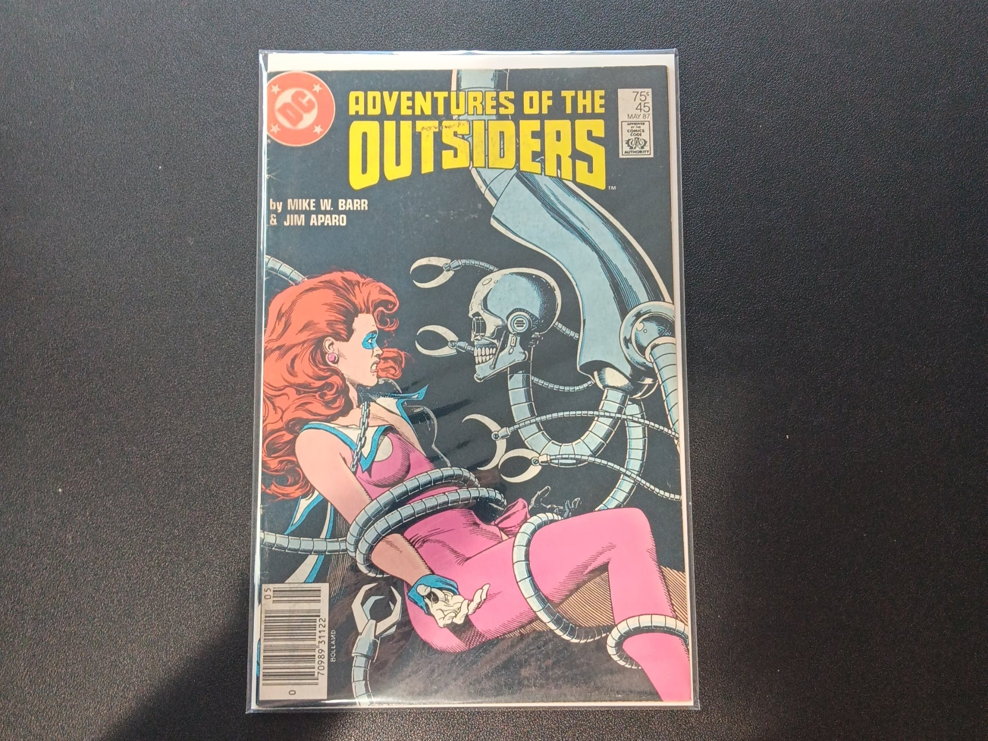 Adventures of the Outsiders #45 (1987) cover