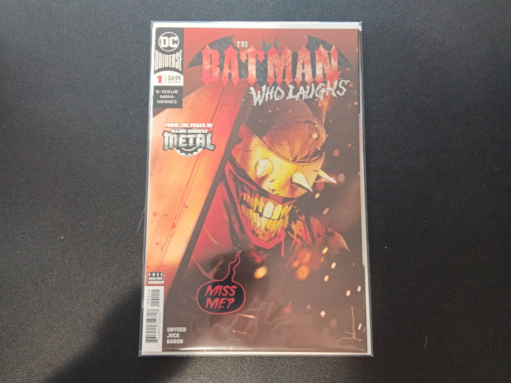 The Batman Who Laughs #1 (2018) cover