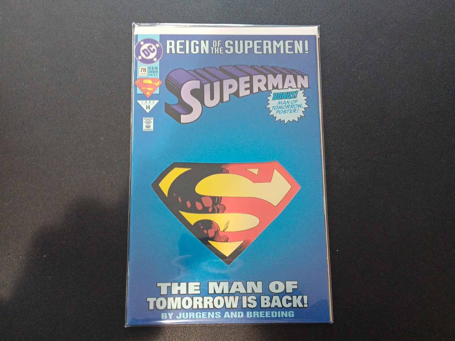 Superman #78 (1993) cover