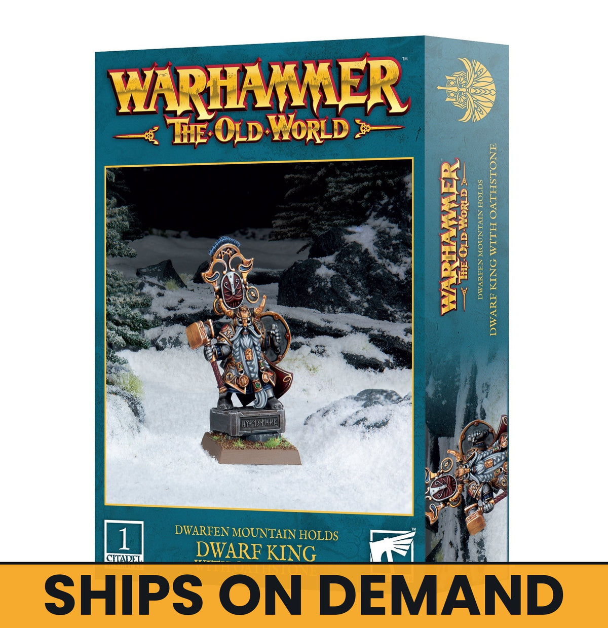 DWARFEN HOLDS: DWARF KING WITH OATHSTONE