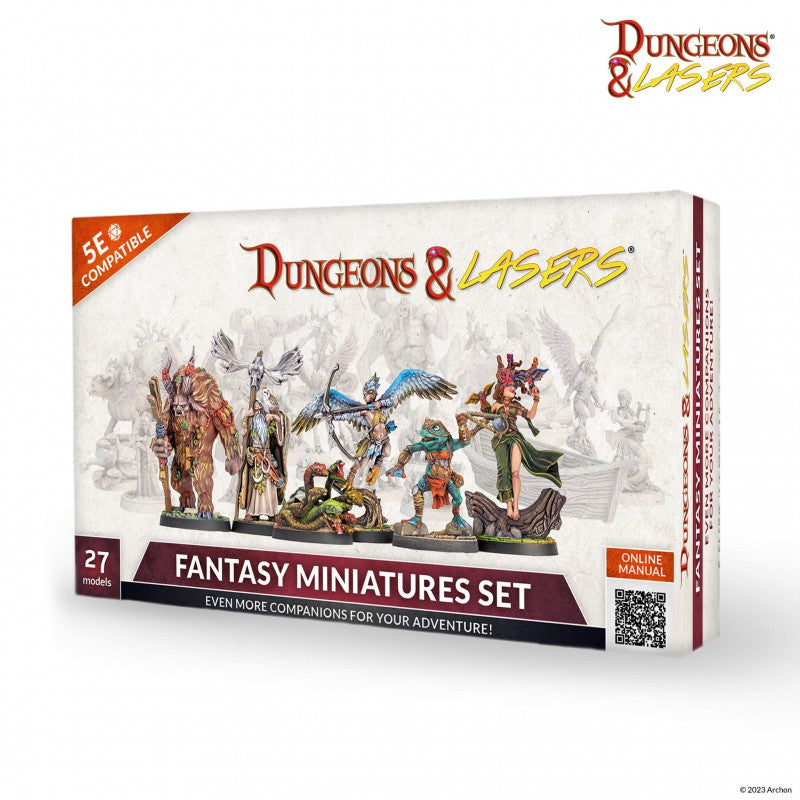 Dungeon And Lasers Fantasy Miniatures Set