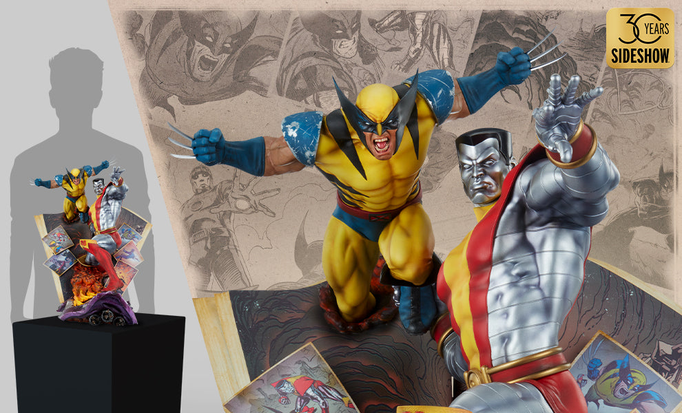 Fastball Special Colossus and Wolverine Statue