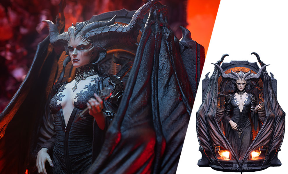 Diablo IV Lilith Art Statue HEX Collectibles