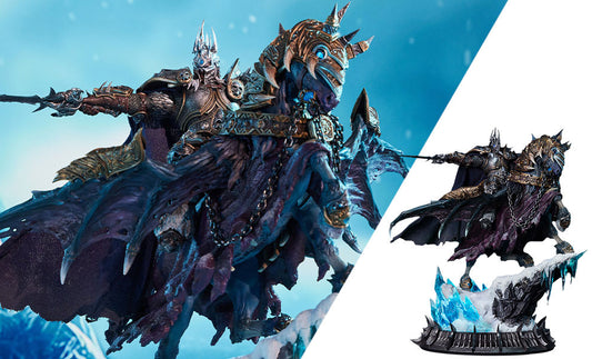 Warcraft The Lich King and Invincible Statue