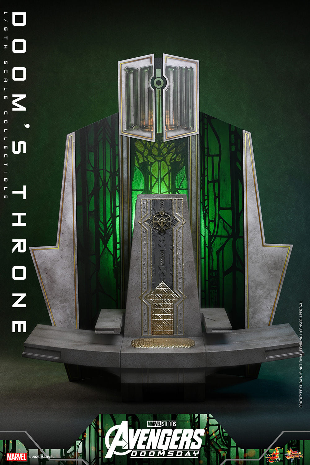Marvel - Doom's Throne - Sixth Scale Figure Accessory