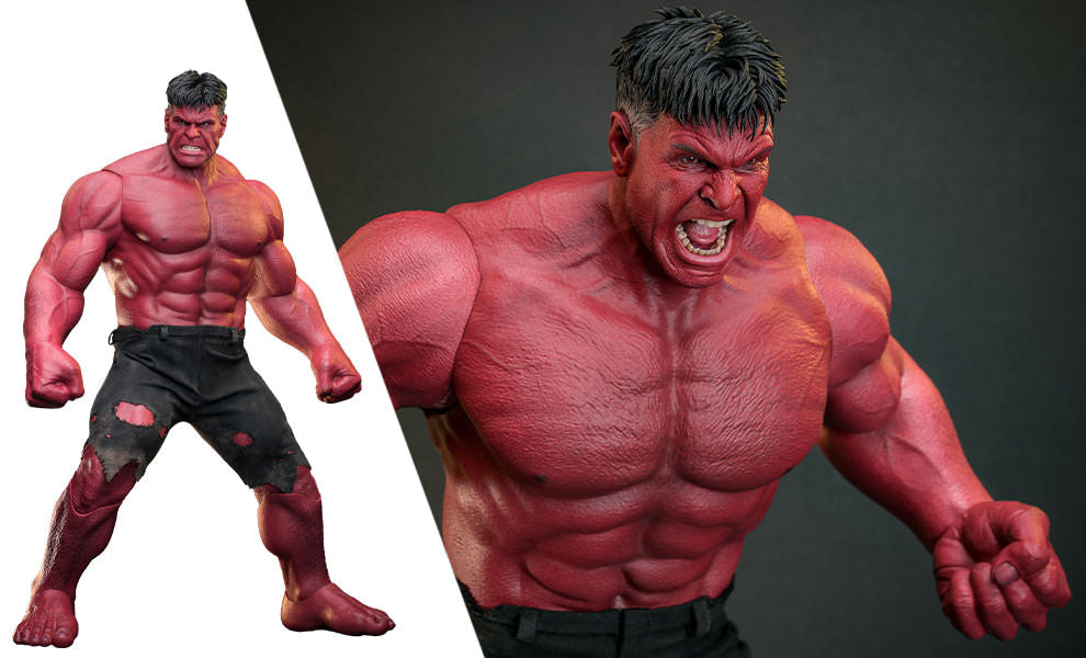 Marvel Red Hulk Sixth Scale Figure