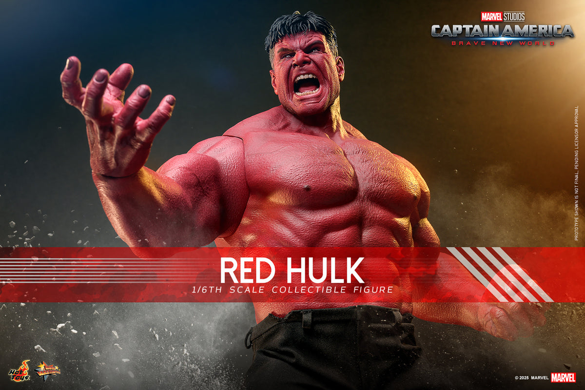 Marvel Red Hulk Sixth Scale Figure