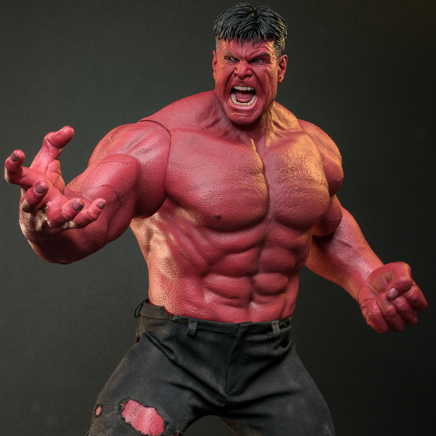 Marvel Red Hulk Sixth Scale Figure