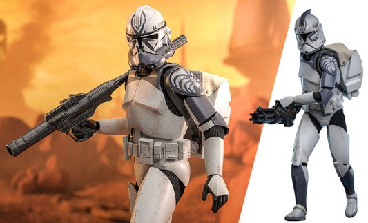 Star Wars 104th Battalion Wolfpack Clone Trooper Deluxe Version Sixth Scale Figure