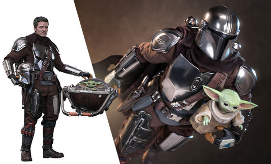 Star Wars The Mandalorian and Grogu Deluxe Version Sixth Scale Figure Set