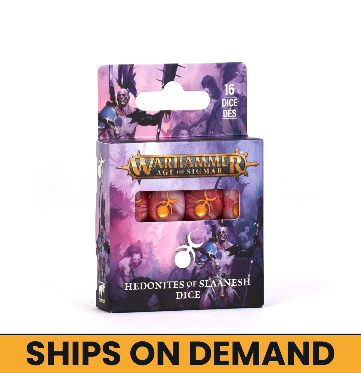 AGE OF SIGMAR:HEDONITES OF SLAANESH DICE