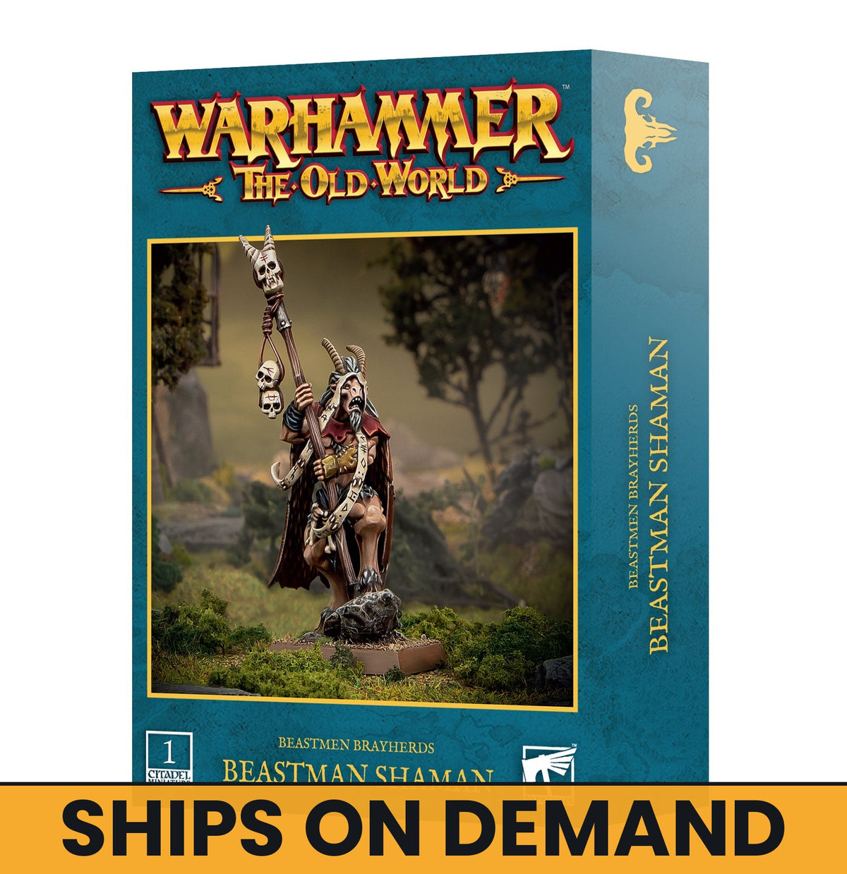 BEASTMEN BRAYHERDS: BEASTMAN SHAMAN