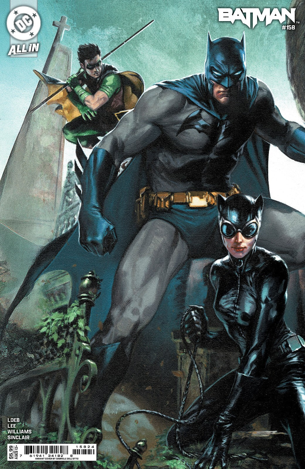 Batman #158 159 160 161 162 163 Gabriele Dell Otto Connecting Card Stock Set