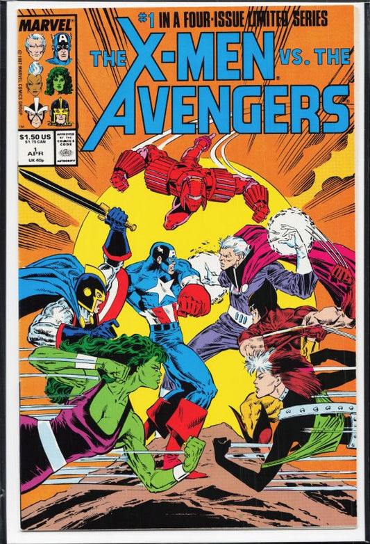 The X-Men vs. The Avengers # 1 (of 4) April 1987 VF+ Marvel Comics