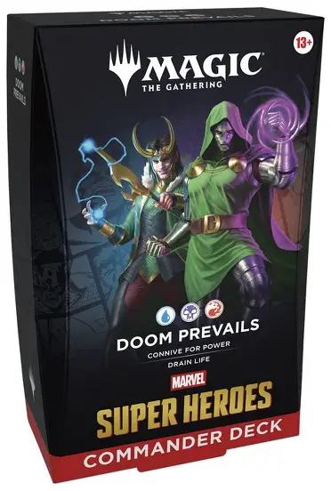 MTG MARVEL SUPER HEROS COMMANDER DECK doom prevails