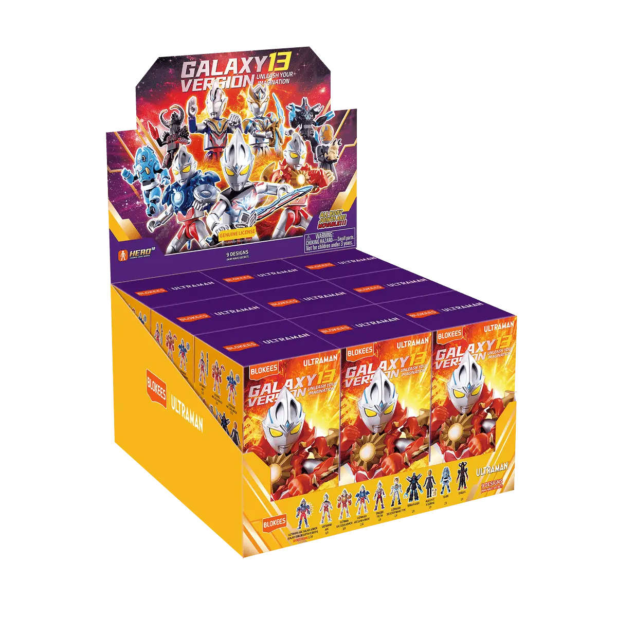 Blokees Ultraman Galaxy Version 13 Unleash Your Imagination - Single Blind Box | Blokees