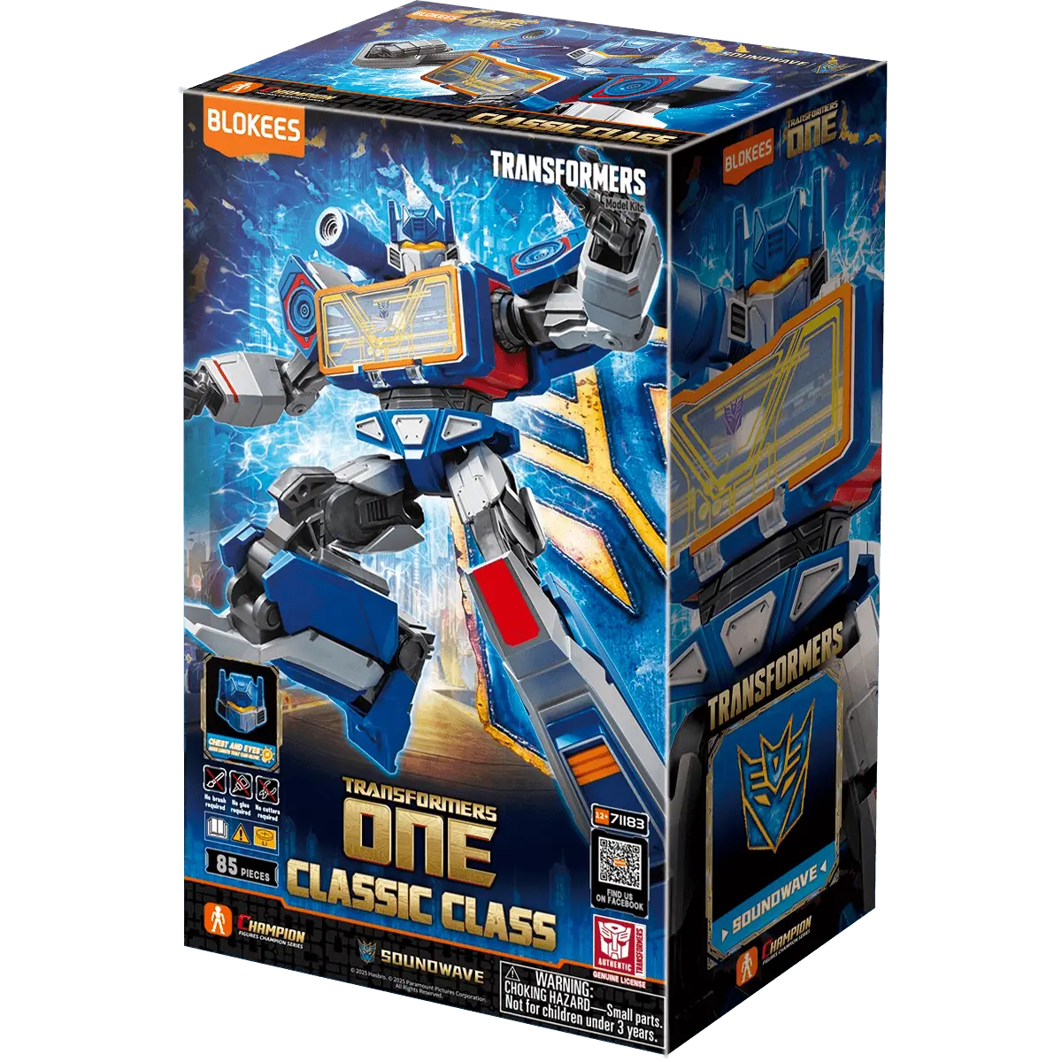 Transformers Classic Class 17 Transformers One Soundwave | Blokees