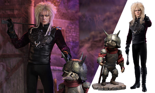 Labyrinth Jareth the Goblin King Deluxe Edition Gold Sixth Scale Figure Infinite Statue Kaustic Plastik