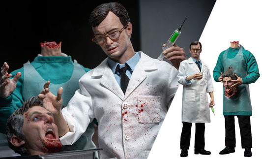 Re-Animator Herbert West and Carl Hill Sixth Scale Figure Set Infinite Statue Kaustic Plastik