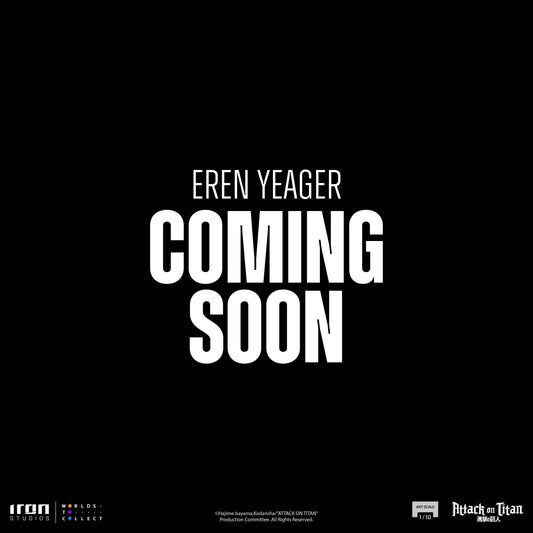 Attack on Titan Eren Yeager 1:10 Scale Statue Iron Studios