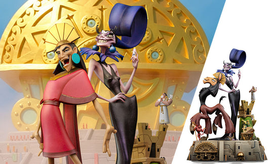 Disney Kuzco and Yzma Deluxe 1:10 Scale Statue Iron Studios