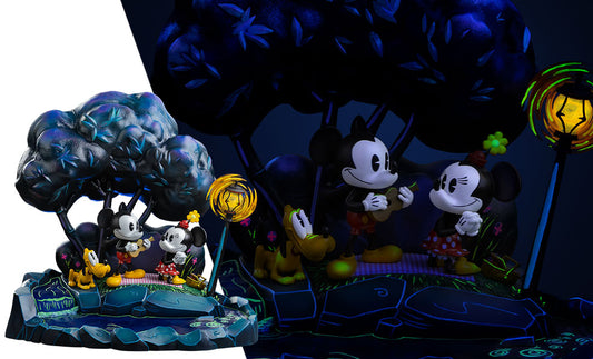 Disney Mickey Minnie and Pluto's Day at the Park Deluxe 1:10 Scale Statue