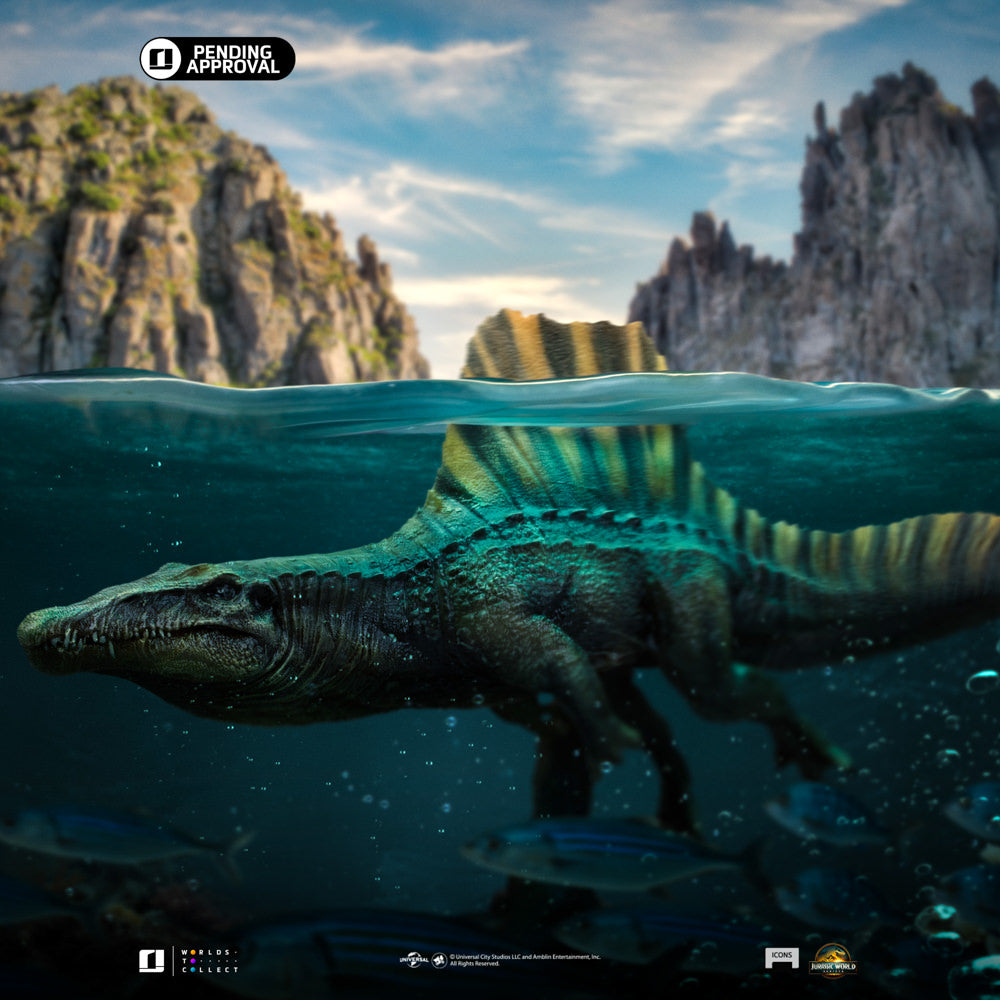 Jurassic Park Spinosaurus Statue
