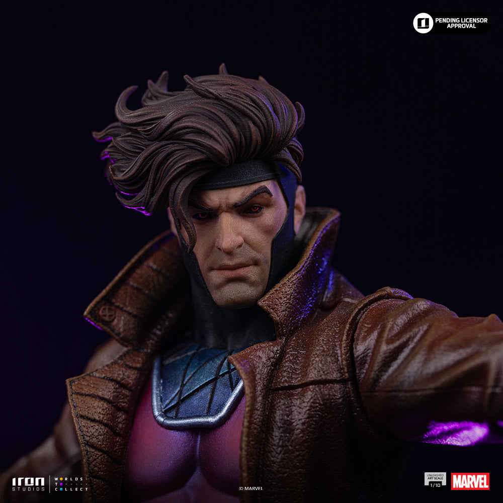 Gambit Unleashed 1:10 Scale Statue