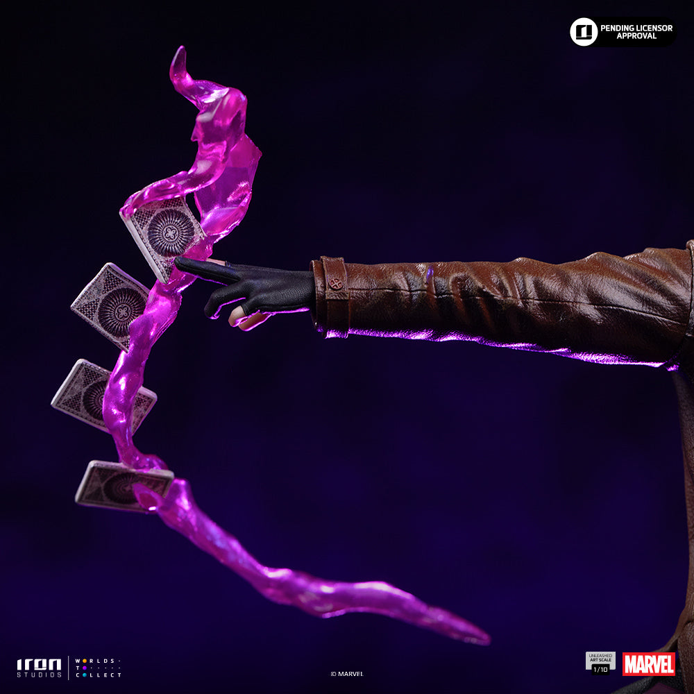 Gambit Unleashed 1:10 Scale Statue