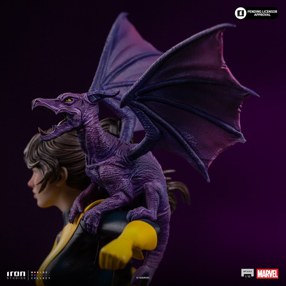 Kitty Pryde and Lockheed 1:10 Scale Statue