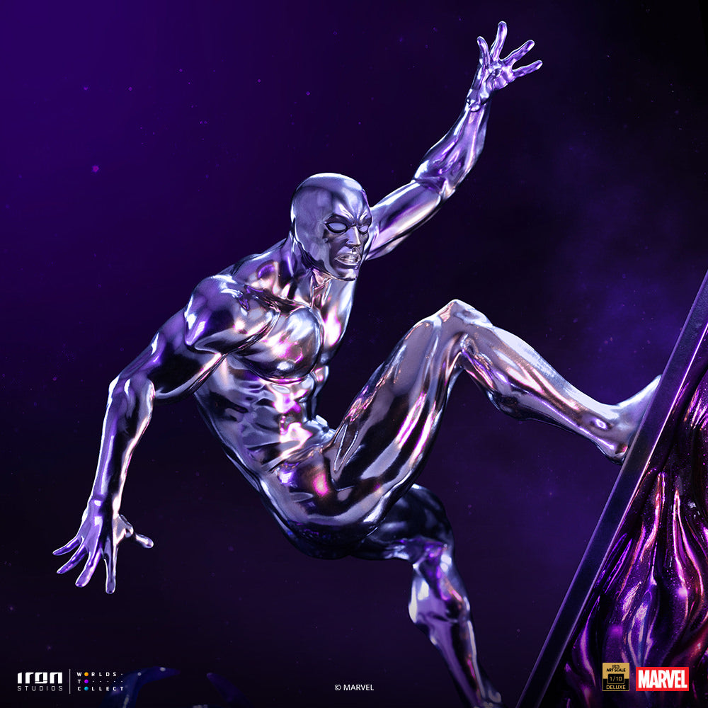 Silver Surfer Deluxe statue gallery view