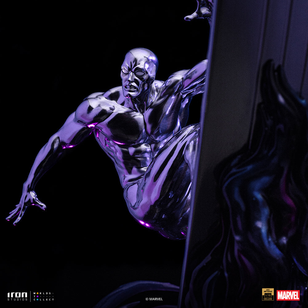 Silver Surfer Deluxe statue gallery view