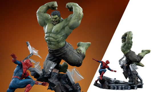 Marvel Spider-Man vs Hulk 1:10 Scale Statue