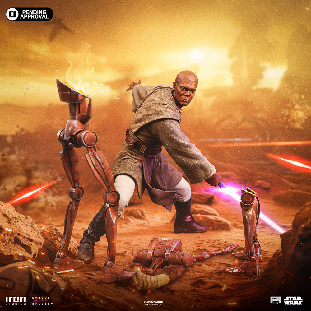 Star Wars Mace Windu 1:10 Scale Statue