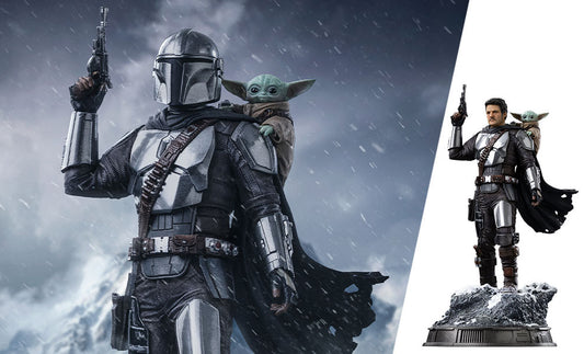 Star Wars The Mandalorian and Grogu 1:10 Scale Statue Iron Studios