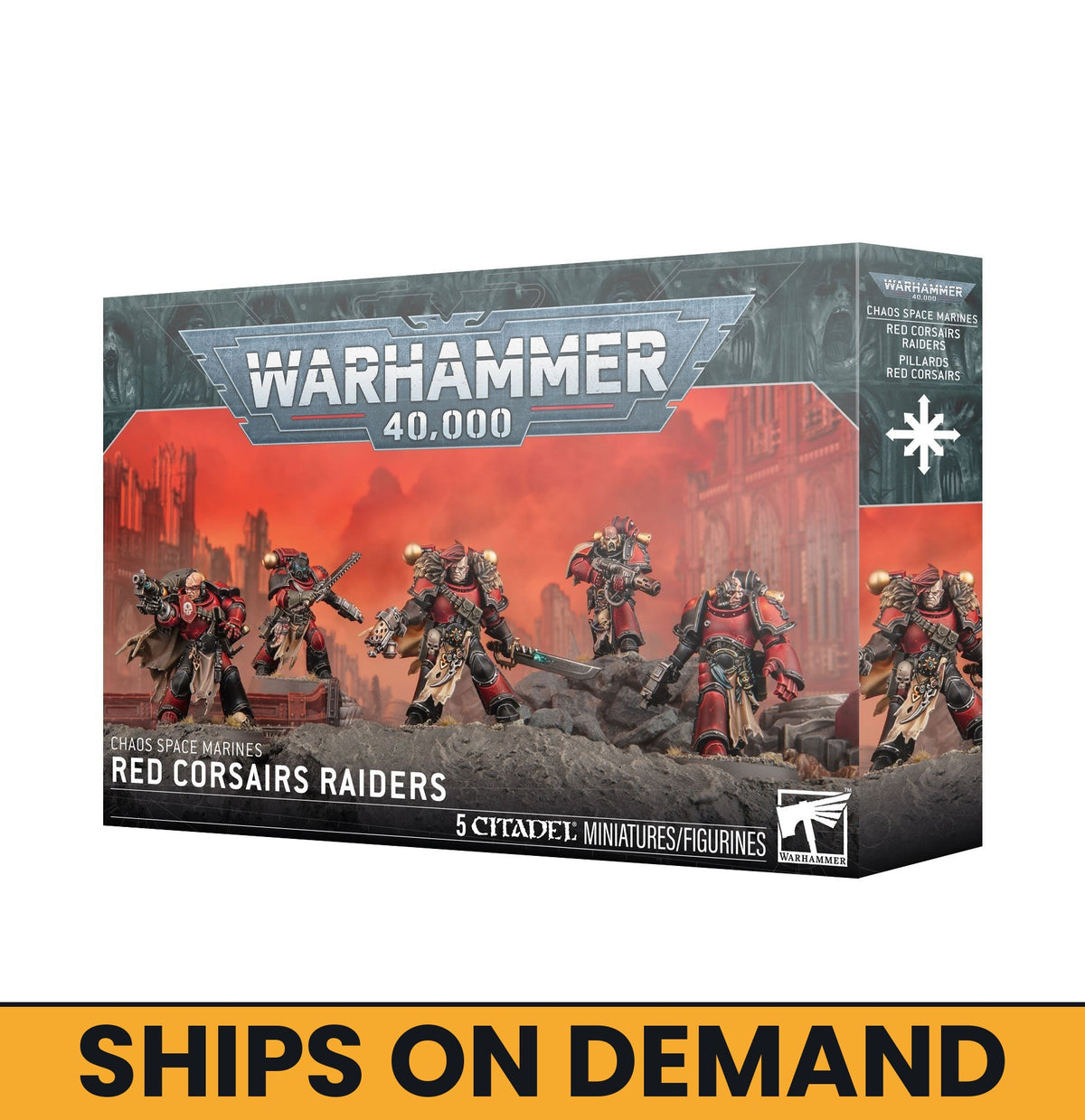 CHAOS SPACE MARINES:RED CORSAIRS RAIDERS