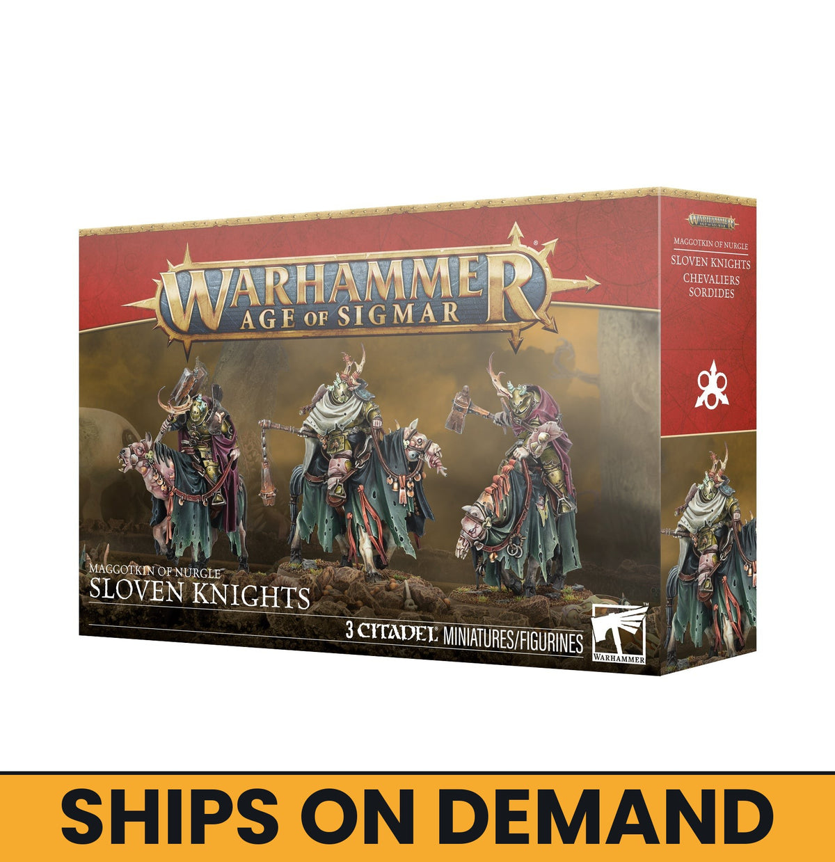 MAGGOTKIN OF NURGLE: SLOVEN KNIGHTS