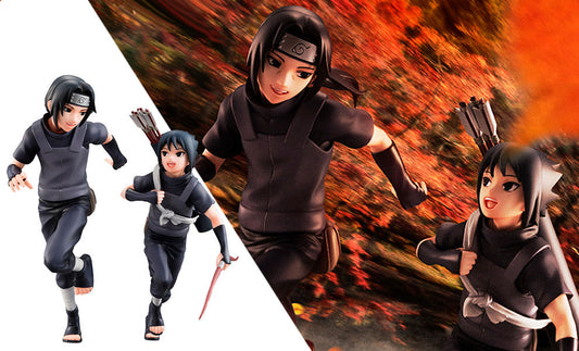 Naruto Itachi Uchiha and Sasuke G.E.M. Collectible Figure MegaHouse
