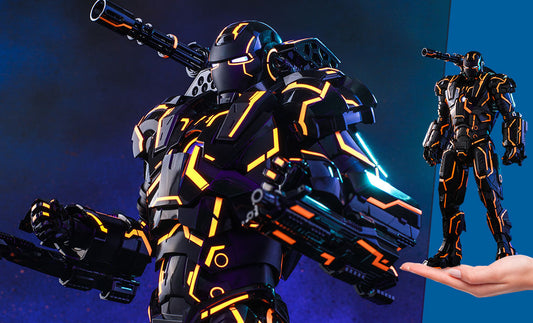 Marvel Neon Tech War Machine Sixth Scale Figure