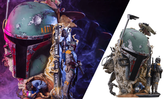 Star Wars Boba Fett Fine Art Bust Deluxe Edition PCS