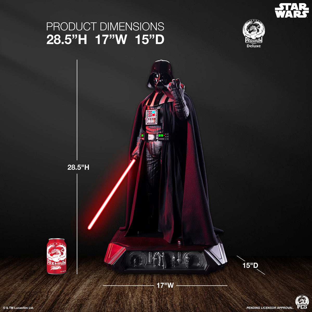 Star Wars - Darth Vader (Deluxe Edition) - 1:3 Scale Statue