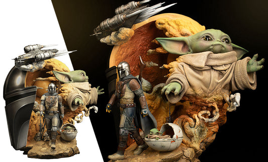 Star Wars The Mandalorian Fine Art Bust PCS