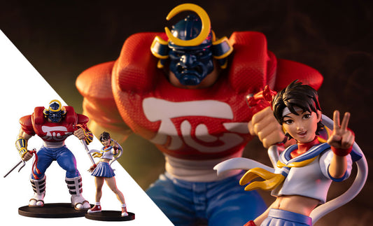 Street Fighter Sakura and Sodom Street Jam 1:10 Statue Set PCS