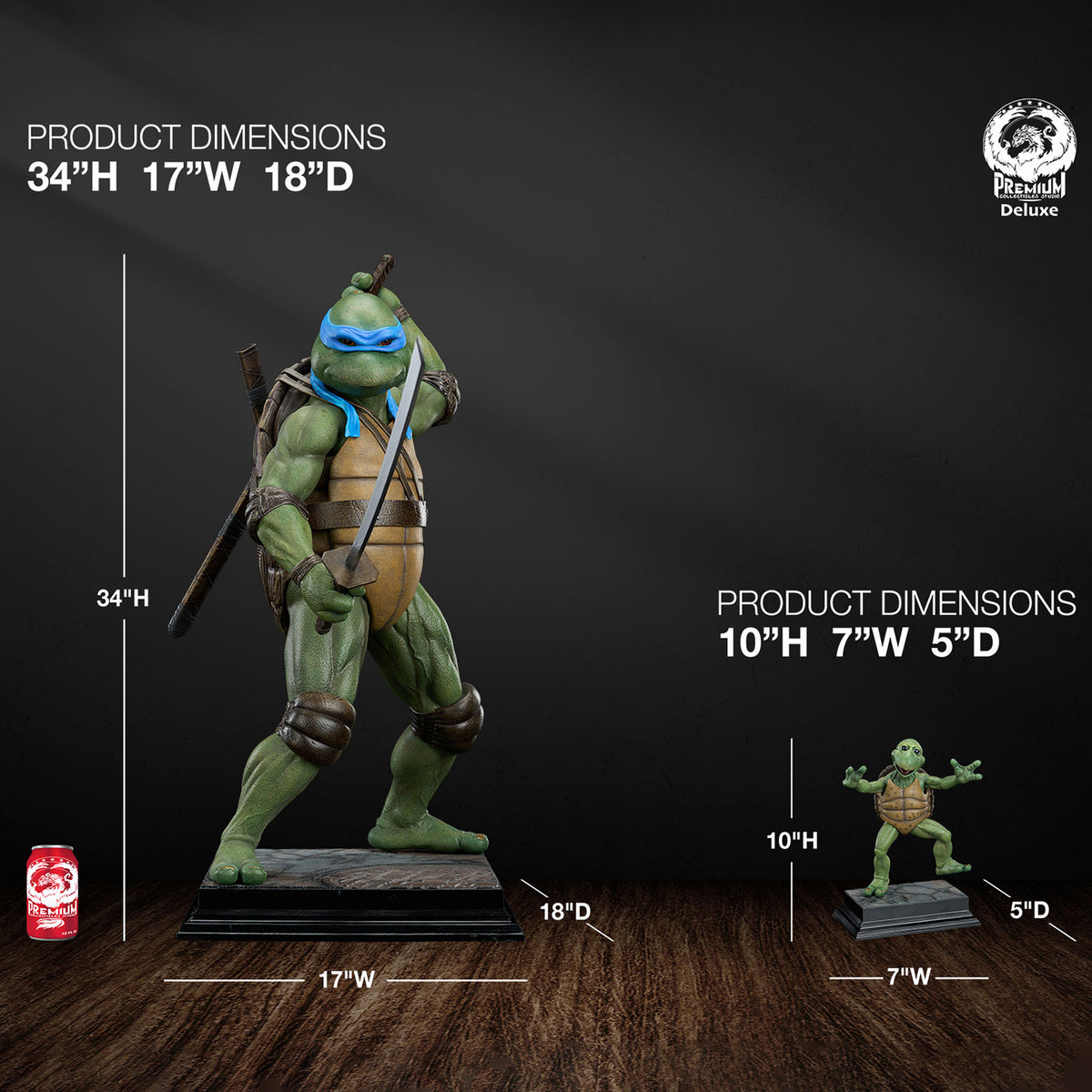 Teenage Mutant Ninja Turtles - TMNT- Leonardo (Deluxe Edition) - 1:2 Scale Statue
